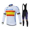 Movistar Team Langarm Radfahren Trikots Ropa Ciclismo Maillot Fahrrad Kleidung Atmungsaktive Mtb Fahrrad Kleidung 240131