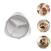 Ensembles de vaisselle Snack Assiette de fruits secs Cadeau de Thanksgiving Plateau de noix Apéritif Conteneur Couverts de fête Étui de rangement servant avec couvercle Plateaux ABS