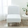 Chair Covers Armless High Elasticity Cover Milk Silk Comfortable Single Sofa Simple Household Restaurant Stool