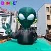 Wholesale Outdoor Event Giant Inflatable Alien med LED -lampor Custom Made UFO Cartoon Balloon för reklam