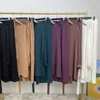 Ubranie etniczne Eid dwuczęściowe zestawy muzułmańskich Abaya Turkish Tops szerokie nogi spodnie femme hidżab sukienka Abayas dla kobiet Mukuman Ensembles Islam