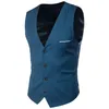 Mens Suit Vest Brand Good Quality Solid Color Business Wedding Dress Fashion Slim Fit Waistcoat Large Size S6XL 240202