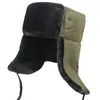 Berets lei fenghat lekki czapka na earflap zagęszczona swobodna unisex narciarstwo polowanie na rower zimowy na zewnątrz