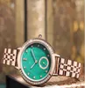 Luxury Designer Classic Fashion Quartz Watch Best Women's Watch of the Year Size 35, mm thickness 13 mm sapphire glass waterproof feature popular green hands