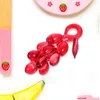 Modèle de raisin artificiel, décoration de fête, faux raisin, Fruits réalistes, modèles de Fruits en cristal