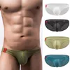 Underpants See-through Hollow Out Panties Men Low Waist Briefs Provocative Men's Low-rise Sheer Design Enhancing Hip Lift