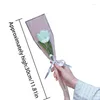 Fleurs décoratives 1 pièce, bâton torsadé en peluche artificielle, Bouquet de tulipes fait à la main, cadeaux de mariage, de saint-valentin pour amis