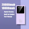 Power Bank 66W Caricabatterie esterno portatile Powerbank a ricarica rapida 20000mah per iPhone 13 12 Xiaomi Huawei Samsung