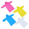 Raincoats 4 pièces imperméable pour enfants Poncho imperméable voyage enfants vêtements de pluie épaissir pour Eva fille épaississement