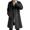 arrival autumn fashion long Style coat men double breasted trench coatspring mens casual jackets full size M-4XL 240125