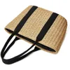 Lady Travel Basket Presh عرض راتان كبير القدرة على مصمم Wicker Wyger Women Lovtle Handbags Summer Beach Straw Bag 240127