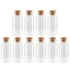 Vases 100 Pcs Snap Cork Bottle Storage Can Candy Containers Wishing Glass Stopper DIY Corks Crafts