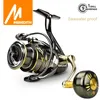 MEREDITH EZGO Anti-Seawater Corrosion Treatment Spinning Fishing Reel 25kg Max Carbon Washer Drag 91bb Saltwater Fishing Tackle 240125