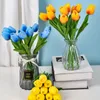 Decoratieve bloemen 5 stks/pak kunstbloem tulp PU nep boeket cadeau huis tuin bruiloft decoratie