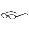 선글라스 레트로 고양이 눈 타원형 프레임 안경 여성의 안티 블루 라이트 패션 Y2K 스타일 안경 고글 2024