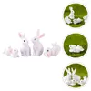 Tuindecoraties 4 stuks ornament decor hars ambachten dier micro landschap decors modellen dieren