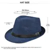 Berretti Uomo Donna Spiaggia Estate Cappello da sole a tesa larga Paglia Panama Cap Jazz Cowboy Fedora