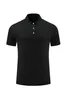 Polos pour hommes Luku européen décontracté couleur unie sport séchage rapide t-shirt à manches courtes unisexe fitness formation uniforme polo chemise