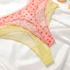 Mutandine femminili Donno sexy Donne sexy pizzo biancheria intima bassa perizoma perizoma g di lingerie traspirabile tentazione comoda intimate