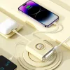 Mini Power Bank 10000mah Charger PowerBank for iPhone 15 Xiaomi Samsung Huawei Poverbank مع بطارية LED خفيفة