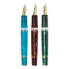 Hongdian N1S fountain pen piston acrylic calligraphy exquisite school office supplies retro pens 05mm EF nib BLUE RED green 240124