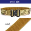 Militaire Tactische Riem 2 Inch Quick Release Metalen Gesp Combat Riem Outdoor Jacht Militaire Tactische Brede Riem voor Mannen 240119