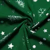 メンズカジュアルシャツクリスマス長袖レッドブラックグリーンノベルティクリスマスパーティー服のシャツとスノーフレークパターンのブラウス