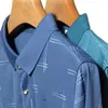 Männer Streetwear Fashion Polo Shirts Koreanische Frühling Herbst Business Büro Langarm Revers Lose Männliche Kleidung Taschen Casual Tops 240126