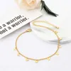 Anklets 316L Stainless Steel New Fashion Jewelry Minimalism Casual Gold Color Many Butterflies Charm Chain Anklet For Women Tobilleras YQ240208