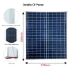 500W1000W Zestaw panel słonecznych 12V panel słoneczny 100A kontroler USB Port Portable Solar Akumulator do obozu na zewnątrz mobilny RV