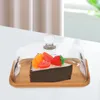 Dinnerware Sets Dessert Pastry Plate Accessory Multi-function Simple Convenient Cake Tray Household Glass Desktop