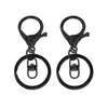 Keychains 5st/Lot 30mm Lång 65 mm hummerlås Key Hook Keyrings för smycken Making Hinding Keychain Ring DIY Chains Accessories