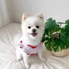 Dog Apparel Cute Clothes Dress Spring Summer Small Pet Costumes Flower Bottomed T Shirt VIP Yorkie Puppy Garment Outfit Clothing