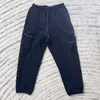 Pantalones de hombre estilo japonés mecánicos multibolsillos versión amplia pantalones de chándal con cordón grueso moda Hip Hop Skateboarding