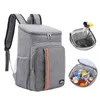 20L Portable Thermal Lunch Bag Food Box Dålig vattentät kylareisisolerad fodral Camping Oxford Dinner Ryggsäckar Icebox 240127