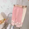 服は秋の子供のための秋の子供をセットしますTシャツパンツ幼児の子供たちトラックスーツかわいい漫画ウサギの幼児服の服