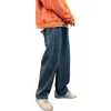 Herenjeans Heren Casual Mode Losse elastische taille Straat Wijde pijpen Broek Trainingspak