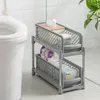 Kitchen Storage And Organizer Drawer Bathroom Tier S Cabinet Sink Under 2 Rack Sliding Basket