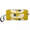 Kosmetiska väskor Wild Rose STEM Makeup Bag Women Travel Organizer Fashion Orla Kiely Storage Toalettet Dopp Kit Case Box Gifts