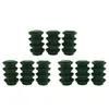 Decorative Flowers DIY Flower Arrangement Kit Green Round Wet Floral Foam Party Decoration (Flower With Bowl 36 Pieces)