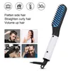 Man Baard Stijltang Snelle Verwarming Haar Borstel Professionele Styling Tools Multifunctionele Haar Rechttrekken Kam 240119