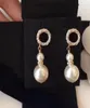 Boucles d'oreilles en perles pour femmes, nouvelle mode, cadeau d'amoureux de mariage, bijoux de fiançailles pour mariée avec boîte HB1081926115