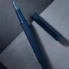 Hongdian 1851 Fountain Pen Beautiful Blue MilkywayパターンステンレスFニブビジネスオフィスライティングギフト学用品240124