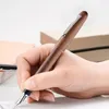 Jinhao 9035 High Quality Wooden Fountain Pen Fine 0.5mm Nib 2 Colors Wood Ink Pens Business Gifts Writing Office School Supplies 240123