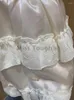 Abiti da lavoro giapponese Lolita Kawaii 3 pezzi Set donna pizzo dolce festa torta gonna abito fiocco femminile elegante gonne a vita alta estate 2024