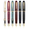 Jinhao 9019透明な色樹脂噴水ペン用品0.50.7mmインク学生学校文房具ビジネスオフィス用品ギフト240119