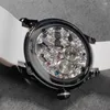 Armbanduhren Bexei 9110 Original Tourbillon mechanische Bewegung Skelett synthetische Saphir-Armbanduhr für Männer Super Luminous Business