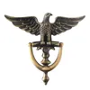 Zinklegering Antik europeisk stil Eagle Head Door Knocker Door Knockers Home Decor Ring Möbler Handtag Hårdvara 240127