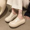 Slippers Shoes For Women 2024 Fashion Modern Baotou Mature Women's Outdoor Casual Round Toe Solid Ladies