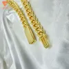 2024 Hot Sell 925 Sliver Gold Planted Кубинское ожерелье D Vvs1 Moissanite Майами Кубинская цепь